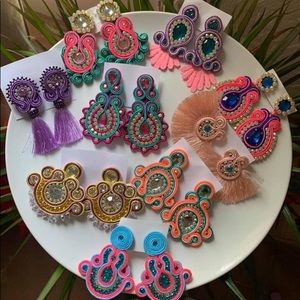 Beautiful hand made Colombian earrings